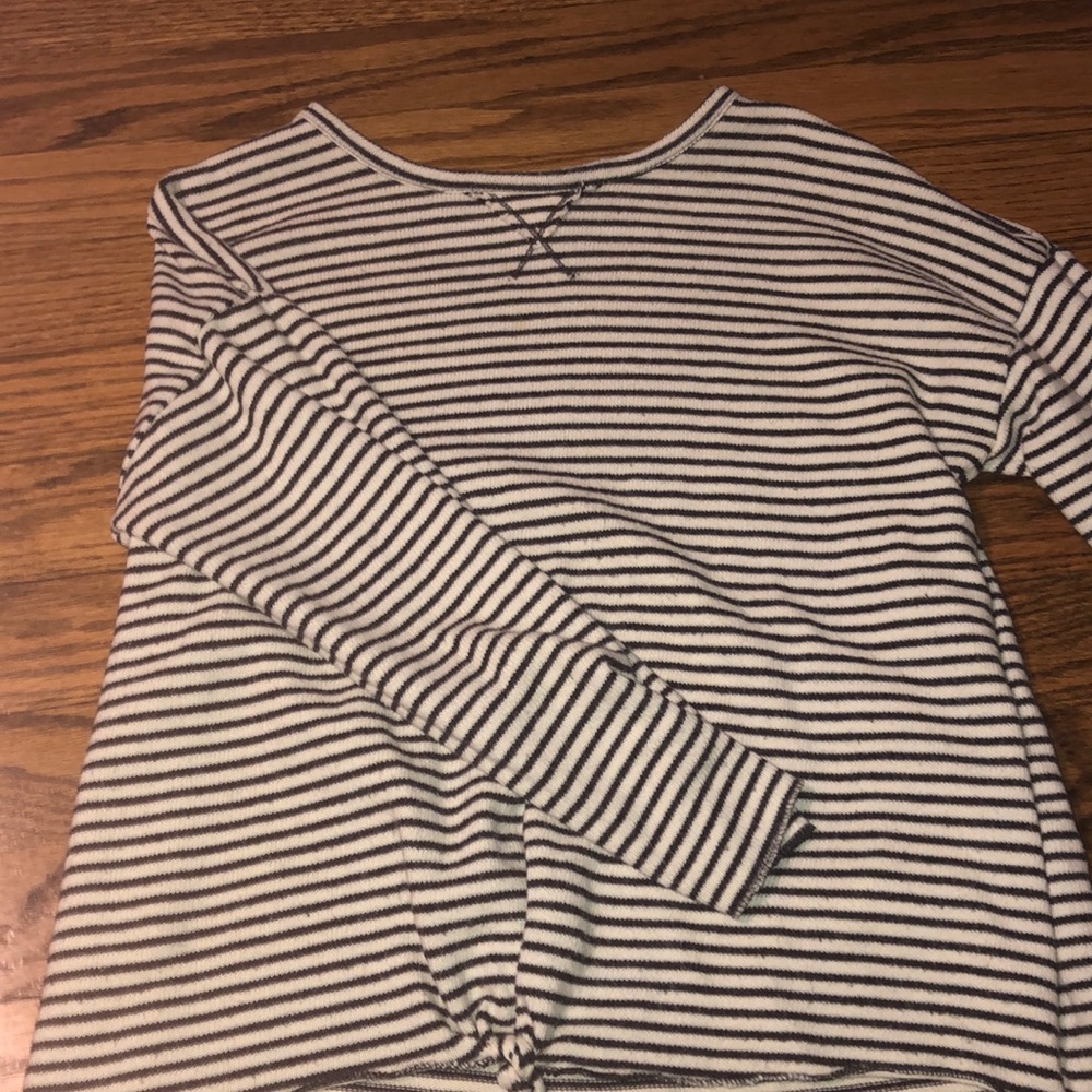 Zara tied shirt